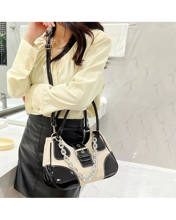 Black & White Buckle Babe