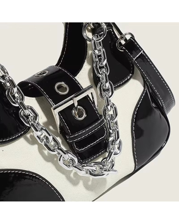 Black & White Buckle Babe