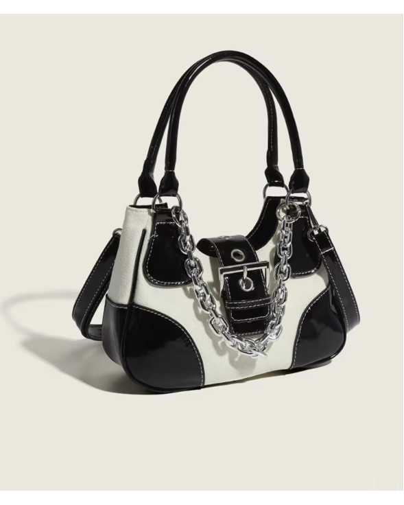 Black & White Buckle Babe